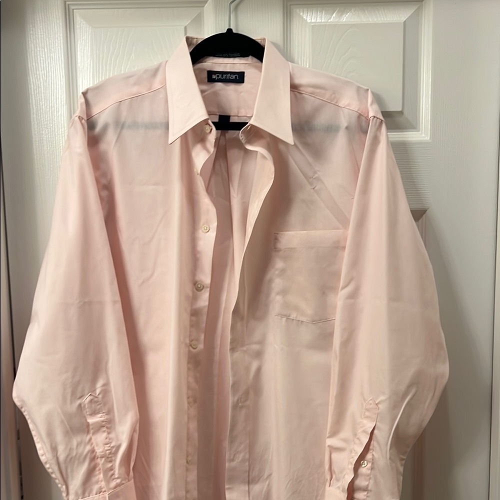 Puritan Pink Dress Shirt Classic Button-Down